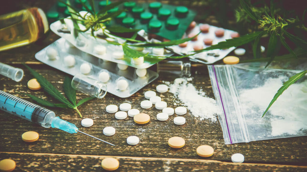 Posesión de tipos de drogas