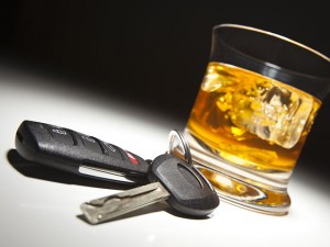 drinking and driving scotch glass with keys