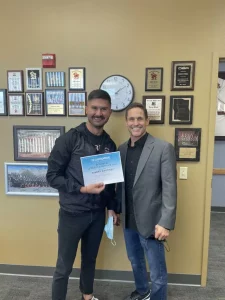 Las Vegas Teacher Appreciation Award Winner with Orlando De Castroverde