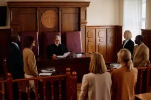 co-defendants courtroom